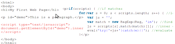 Executing inline JavaScript when using AJAX
