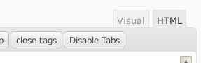 Tabs in WordPress Post Editor